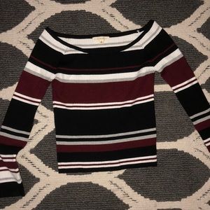 Off the shoulder sweater